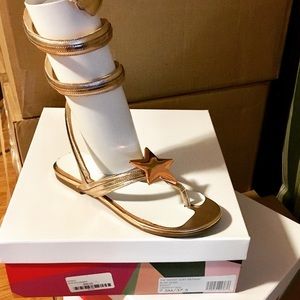 Katy Perry Gladiator Sandals 6 -11 NIB Rose Gold